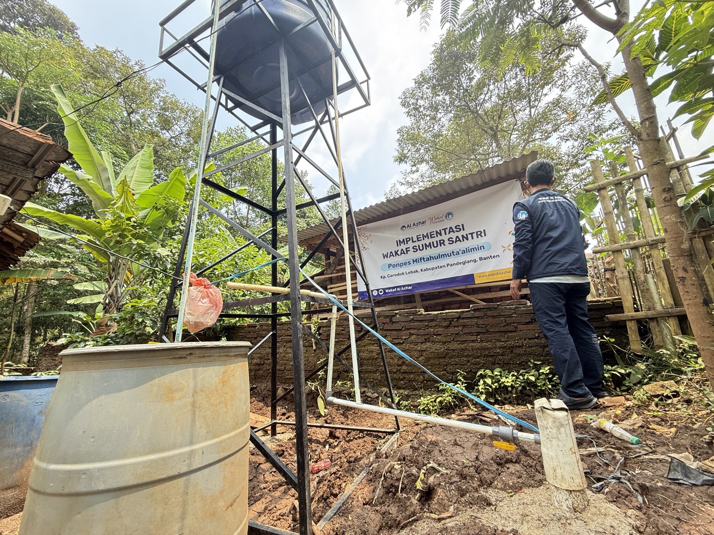 Program Wakaf Air Bersih & Sumur Bor — Ponpes Miftahulmuta'alimin, Pandeglang, Banten
