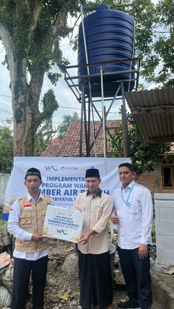 Implementasi Program Wakaf Sumber Air Bersih, Ponpes Tarbiyatul Muttaqin